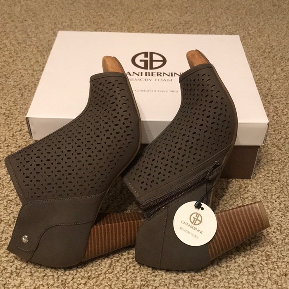 NEW Giani Bernini Angye Grey Shooties Sz 7.5M - Picture 6 of 8